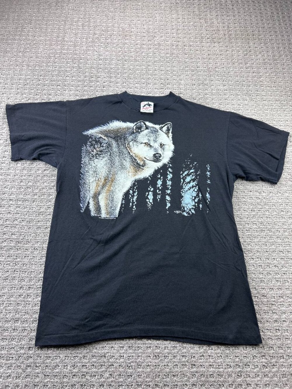Vintage T-Shirt Single Stitched Extra Large XL Harlequin Graphic Print 1990